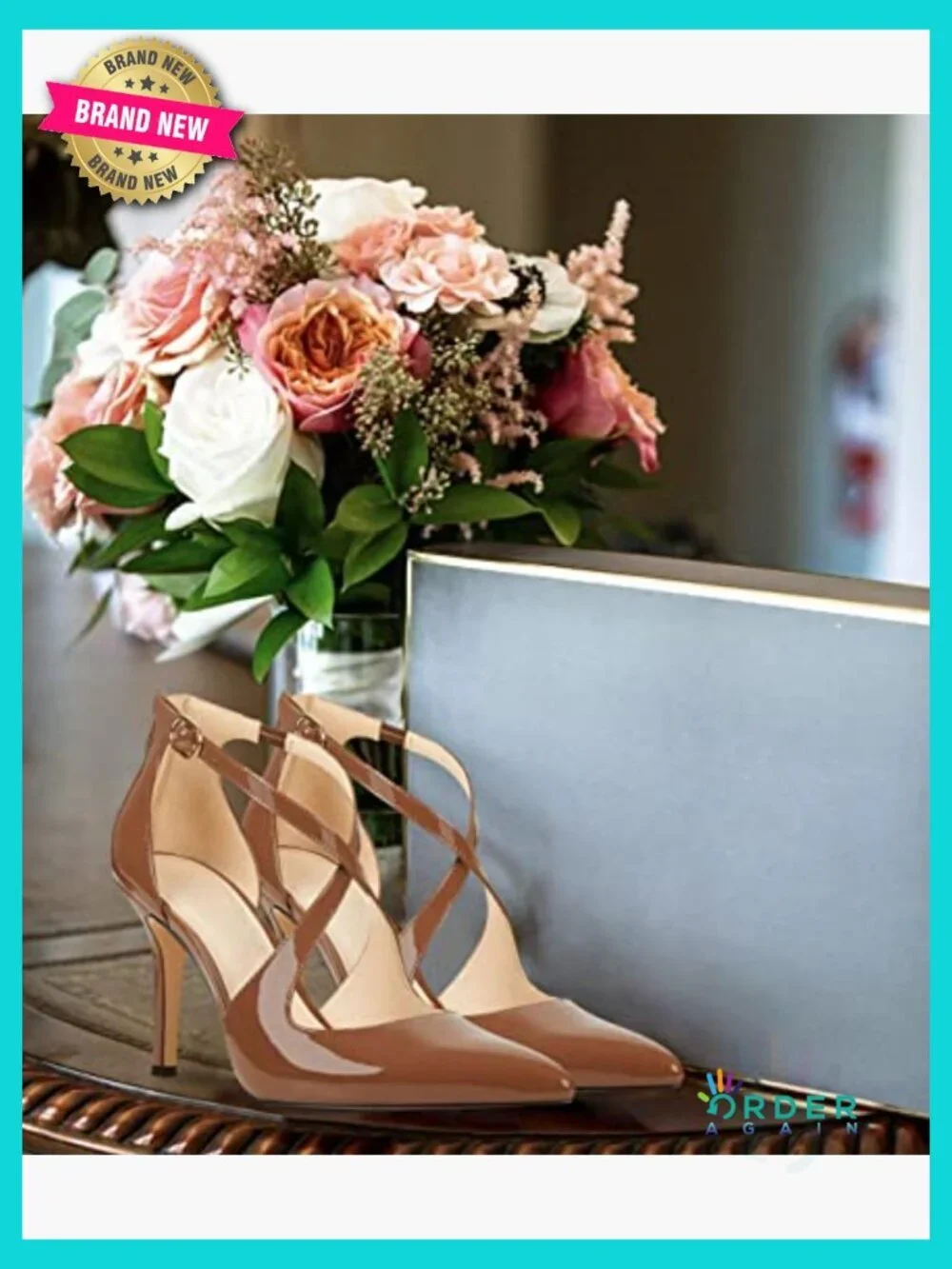 Pointed Toe D'Orsay Stiletto Heels Crossed Strap Ankle Buckle Dress Pumps Party